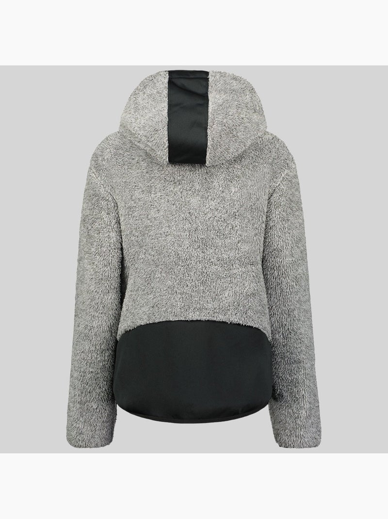 Casaco polar com capuz telodia – geographical norway Cinza escuro - Kiabi