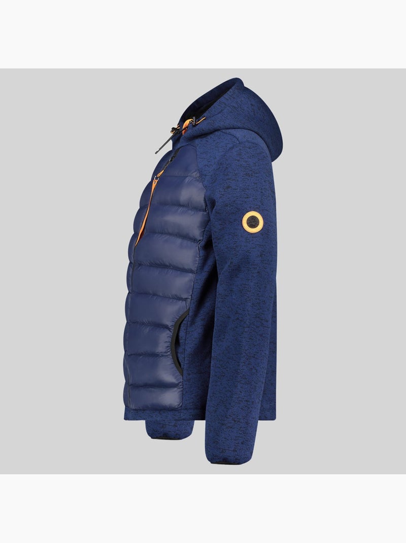 Casaco polar com capuz theo – geographical norway Azul-marinho - Kiabi
