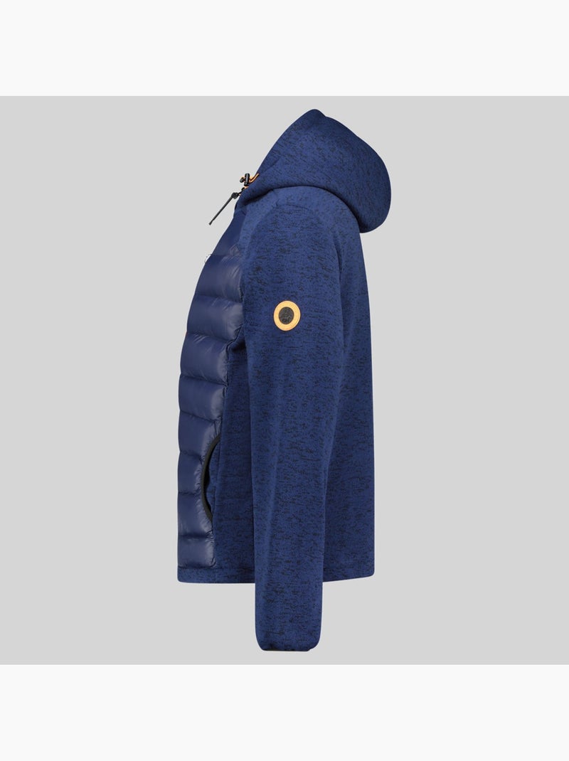 Casaco polar com capuz theo – geographical norway Azul-marinho - Kiabi