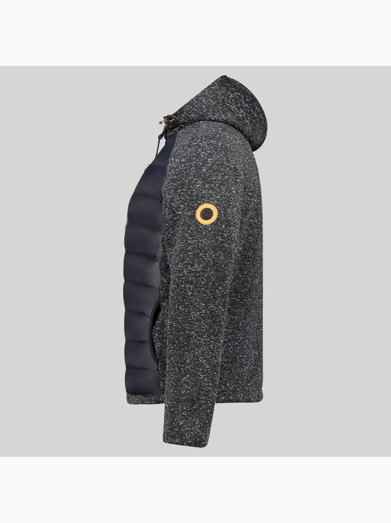 Casaco polar com capuz theo – geographical norway Preto - Kiabi