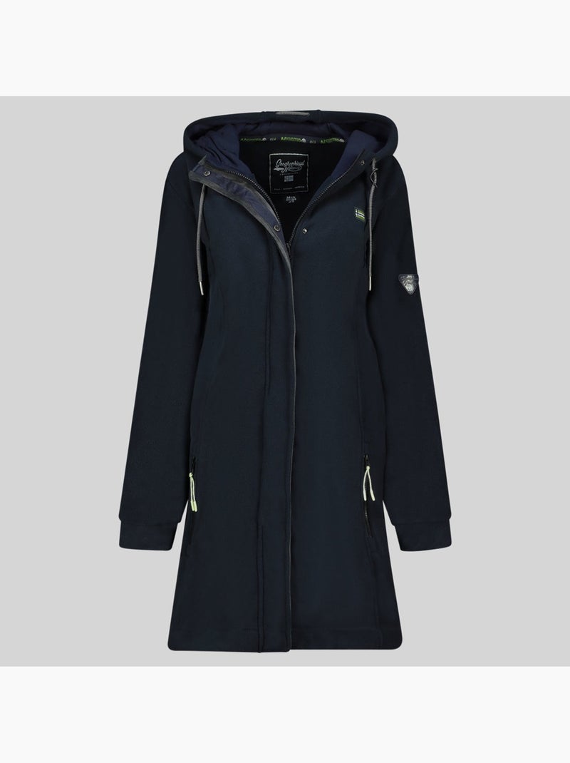 Casaco polar com capuz timothe – geographical norway Azul-marinho - Kiabi