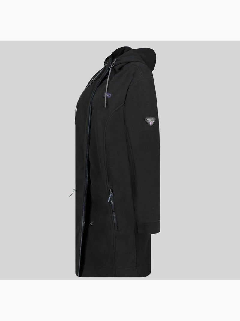 Casaco polar com capuz timothe – geographical norway Preto - Kiabi