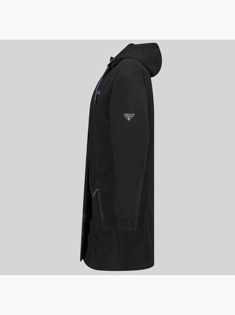 Casaco polar com capuz timothe – geographical norway Preto - Kiabi