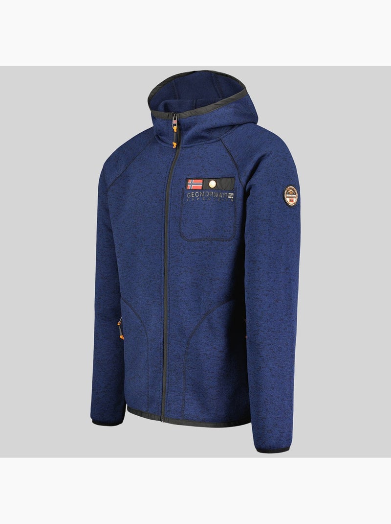 Casaco polar com capuz tiparni – geographical norway Azul-marinho - Kiabi