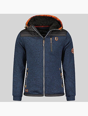 Casaco polar com capuz toledo – geographical norway