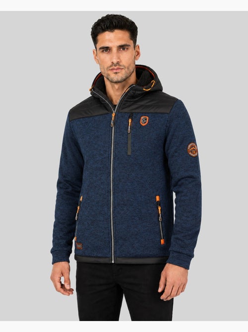 Casaco polar com capuz toledo – geographical norway - Kiabi