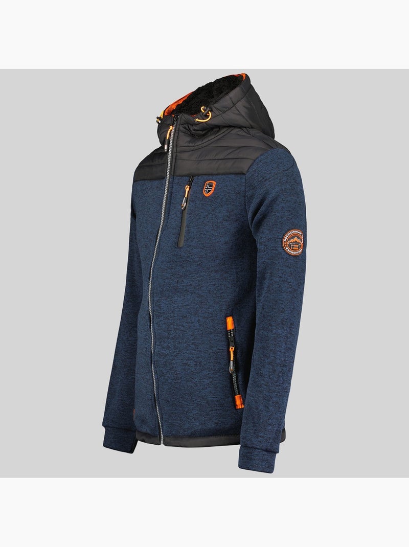 Casaco polar com capuz toledo – geographical norway Azul-marinho - Kiabi