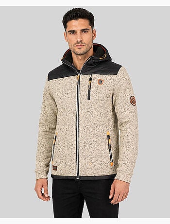 Casaco polar com capuz toledo – geographical norway