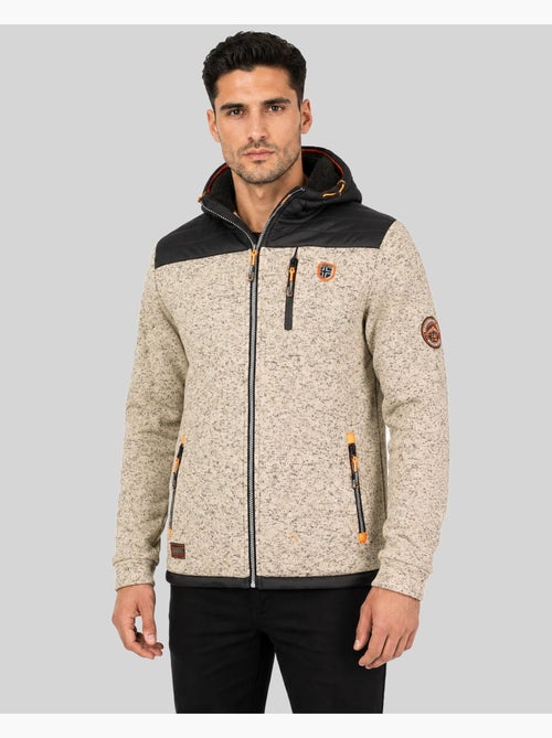 Casaco polar com capuz toledo – geographical norway - Kiabi