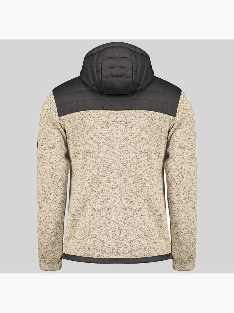 Casaco polar com capuz toledo – geographical norway Cinza claro - Kiabi