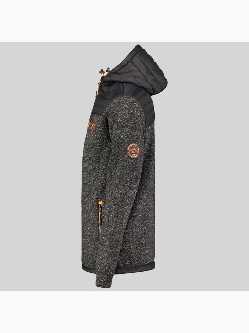 Casaco polar com capuz toledo – geographical norway Preto - Kiabi