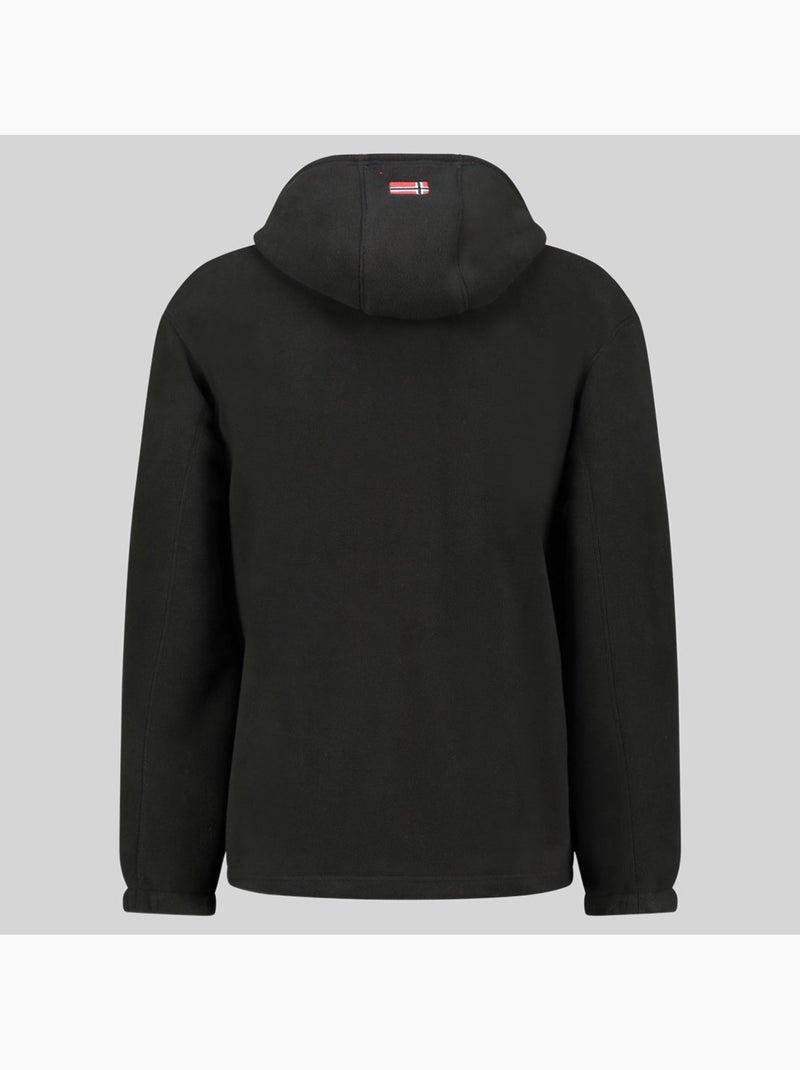 Casaco polar com capuz torleon hood – geographical norway Preto - Kiabi