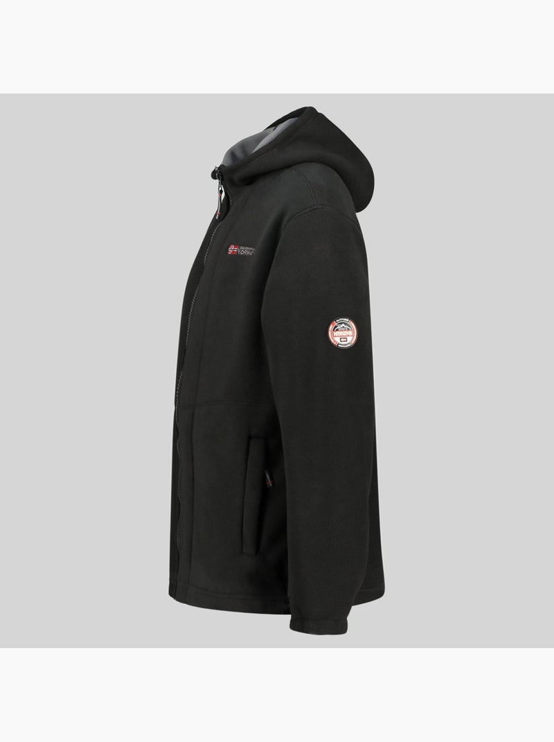 Casaco polar com capuz torleon hood – geographical norway Preto - Kiabi