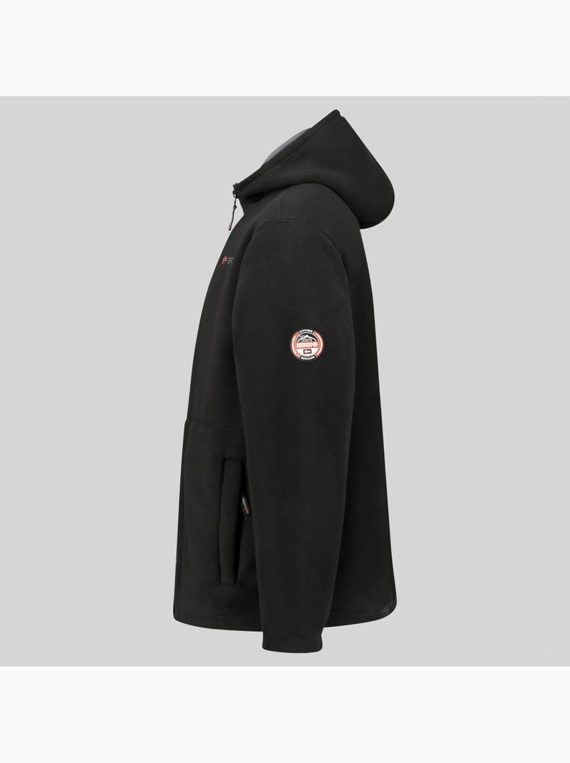 Casaco polar com capuz torleon hood – geographical norway Preto - Kiabi