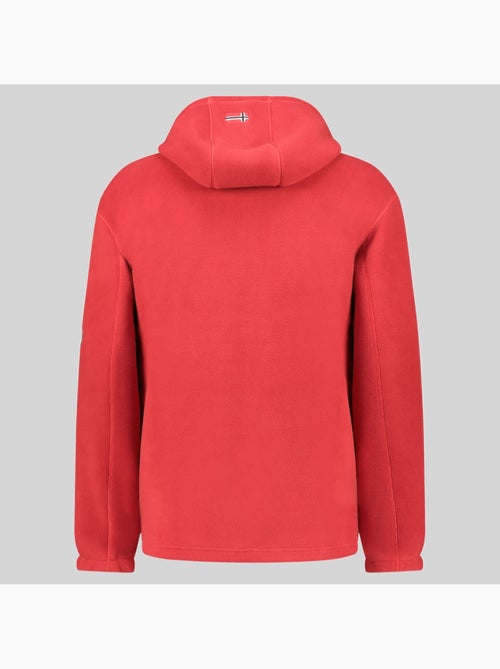 Casaco polar com capuz torleon hood – geographical norway - Kiabi
