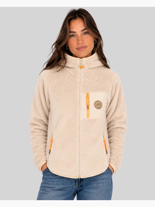 Casaco polar com capuz toscana – geographical norway - Kiabi