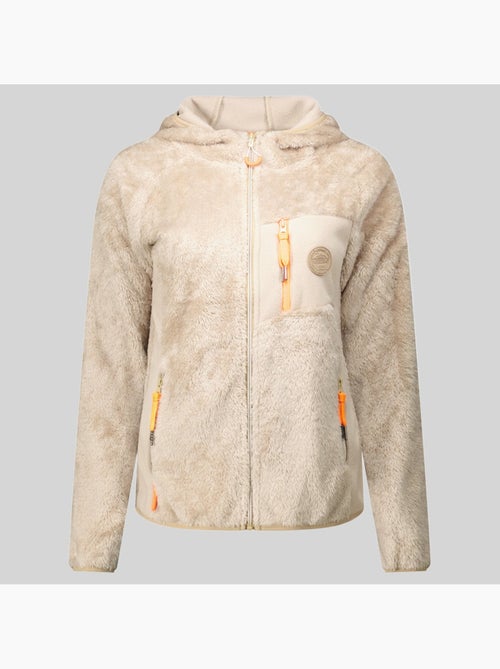 Casaco polar com capuz toscana – geographical norway - Kiabi