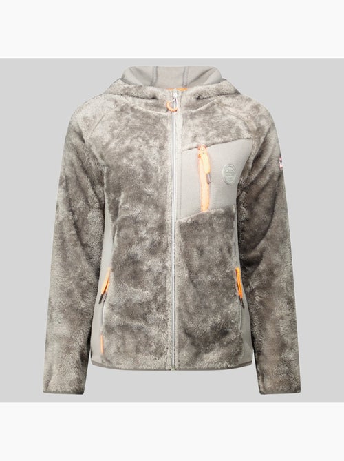 Casaco polar com capuz toscana – geographical norway - Kiabi