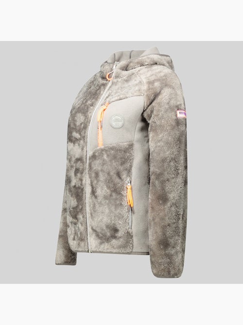 Casaco polar com capuz toscana – geographical norway - Kiabi
