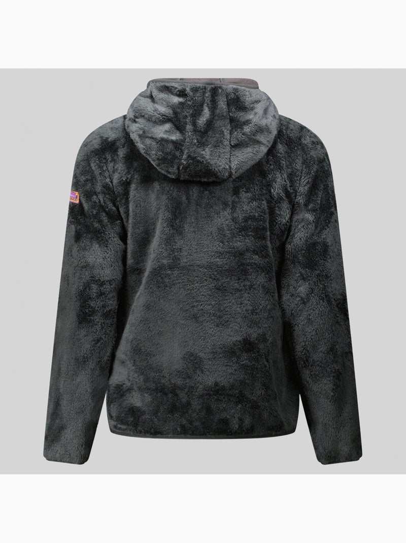 Casaco polar com capuz toscana – geographical norway Preto - Kiabi