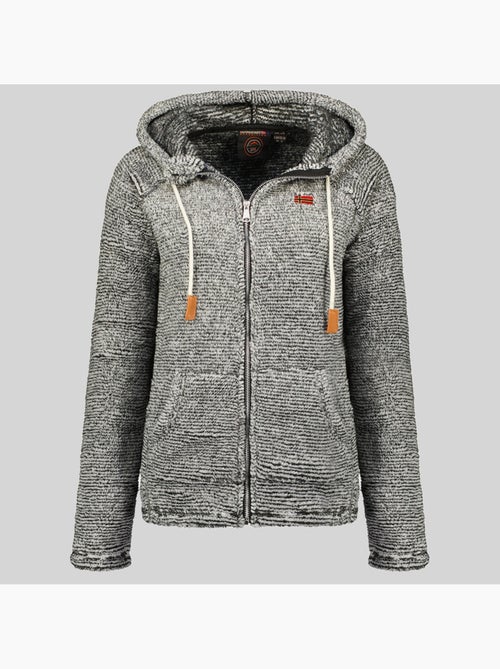 Casaco polar com capuz trigo – geographical norway - Kiabi Casaco polar com capuz trigo – geographical norway - Kiabi