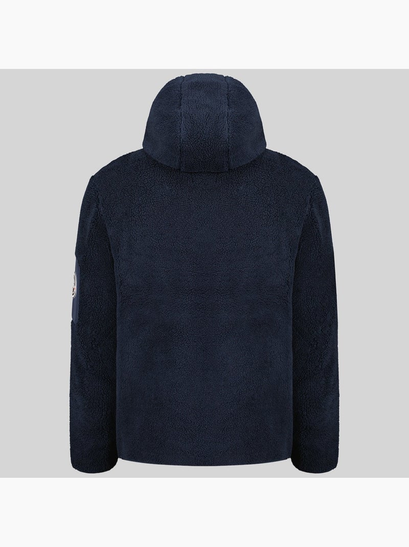 Casaco polar com capuz tufour – geographical norway Azul-marinho - Kiabi
