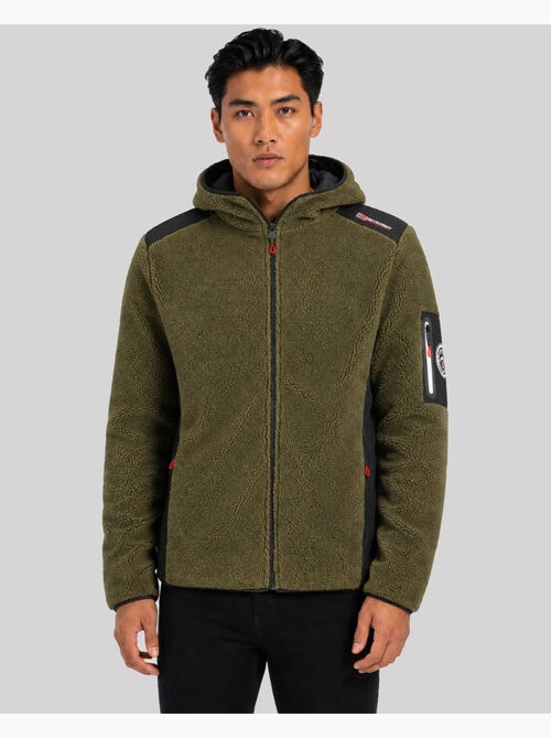 Casaco polar com capuz tufour – geographical norway - Kiabi