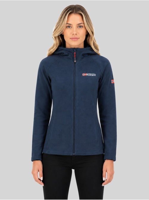 Casaco polar com capuz tugood – geographical norway - Kiabi