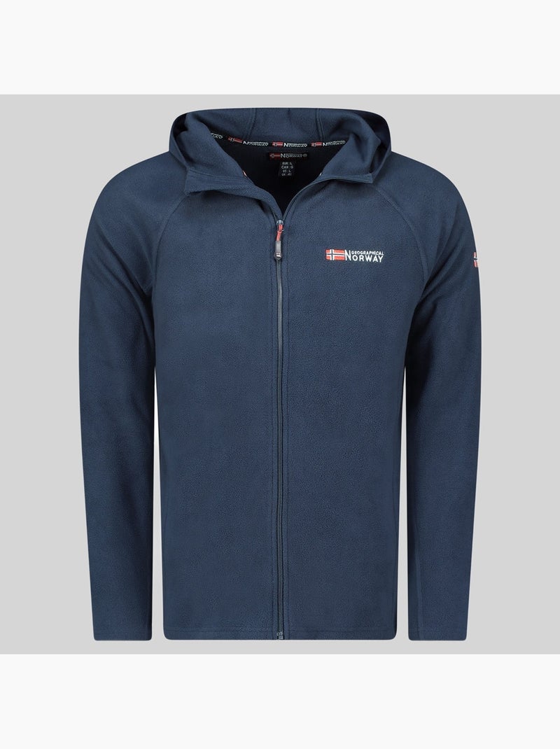 Casaco polar com capuz tugood – geographical norway Azul-marinho - Kiabi