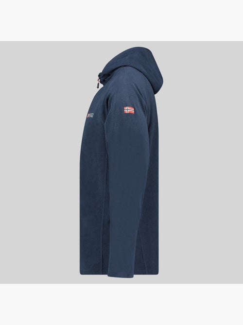 Casaco polar com capuz tugood – geographical norway - Kiabi