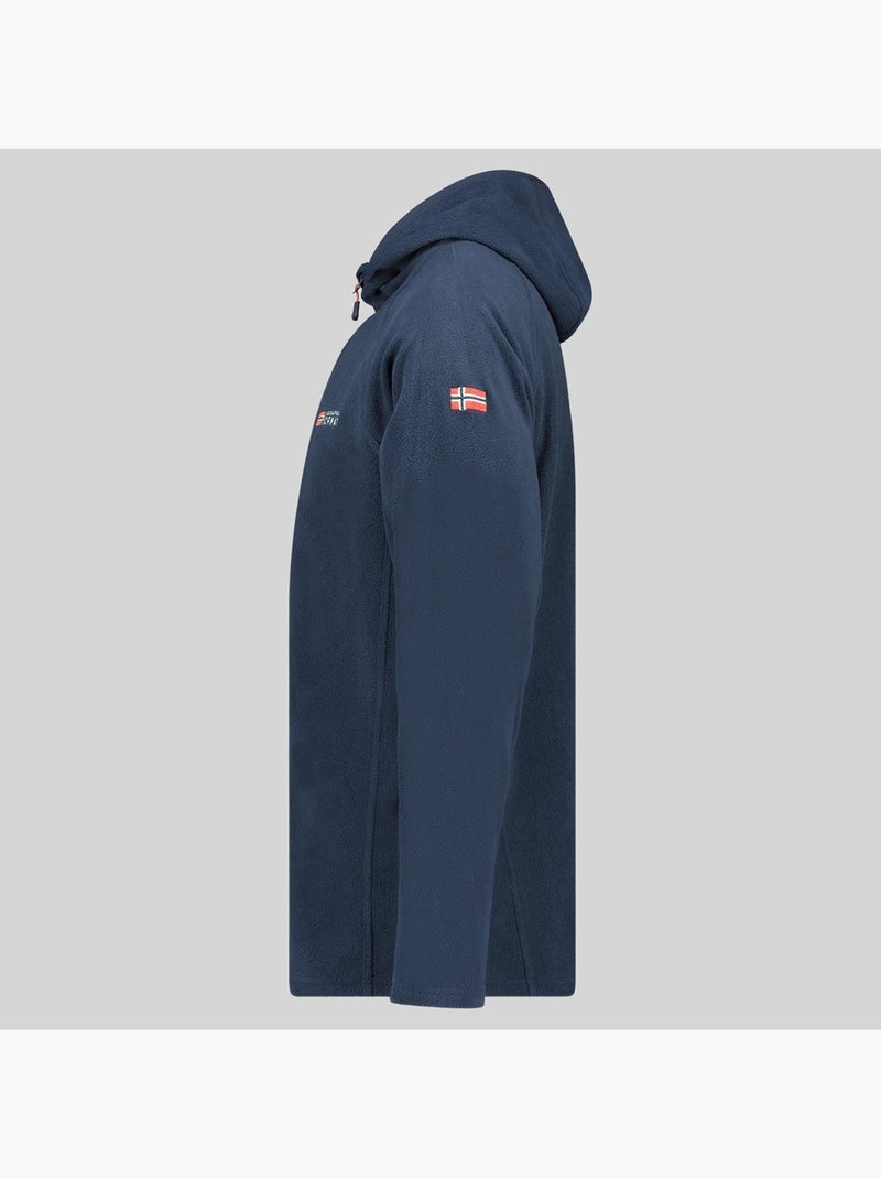 Casaco polar com capuz tugood – geographical norway Azul-marinho - Kiabi
