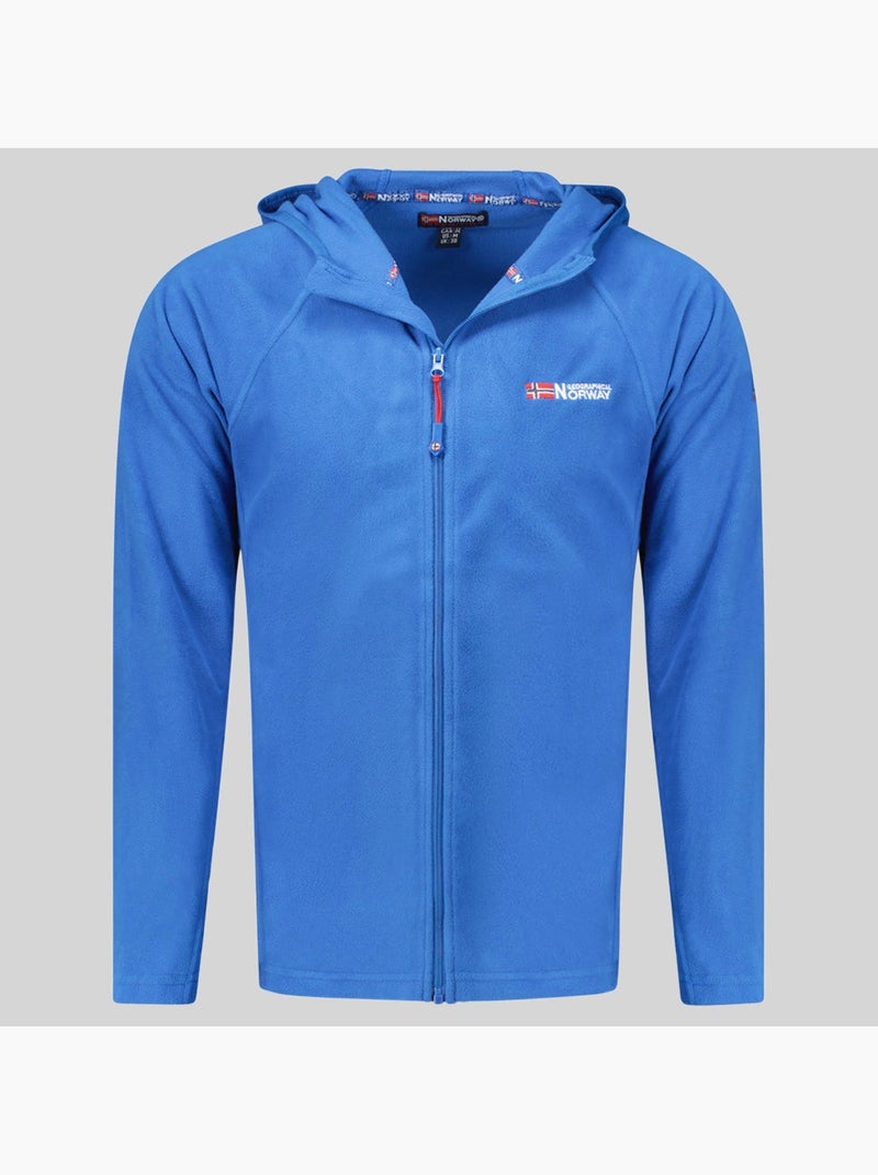 Casaco polar com capuz tugood – geographical norway Azul-real - Kiabi