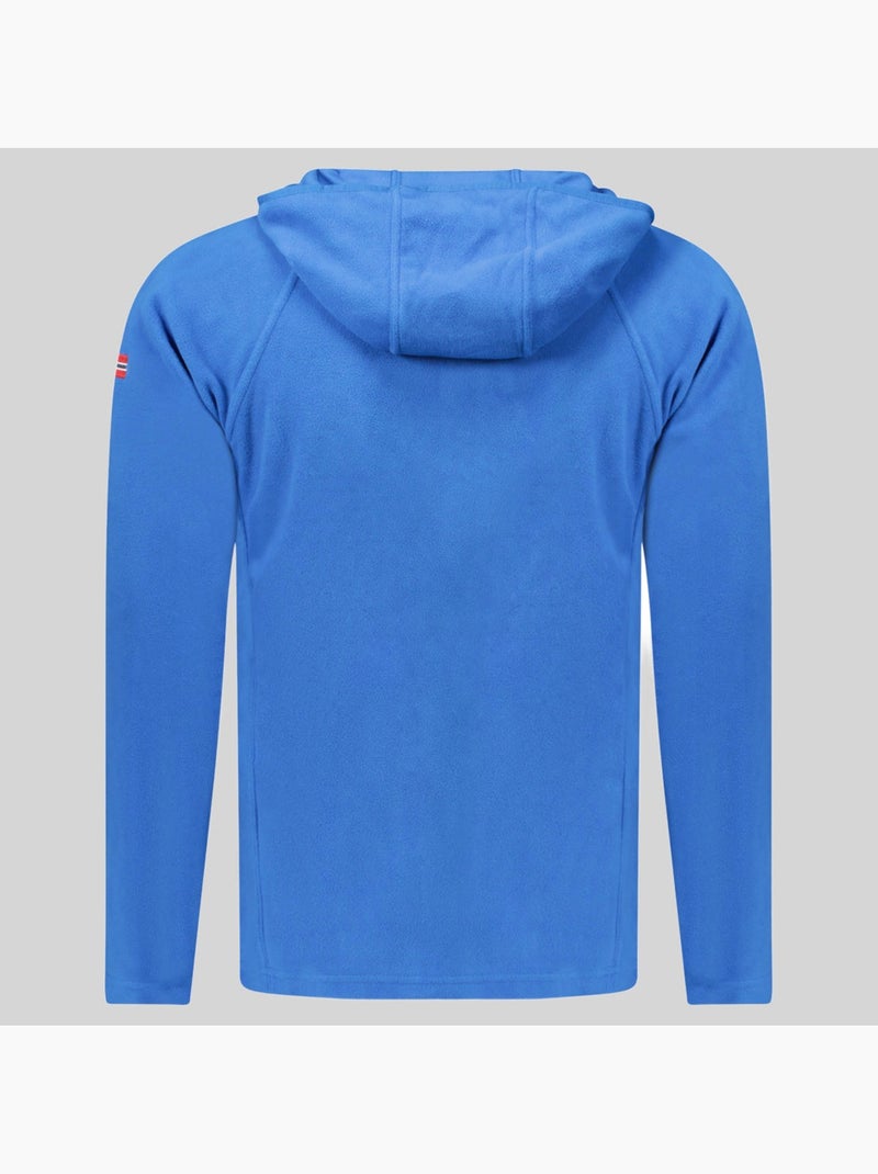 Casaco polar com capuz tugood – geographical norway Azul-real - Kiabi