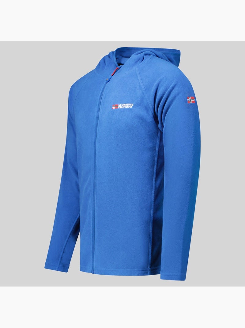 Casaco polar com capuz tugood – geographical norway Azul-real - Kiabi