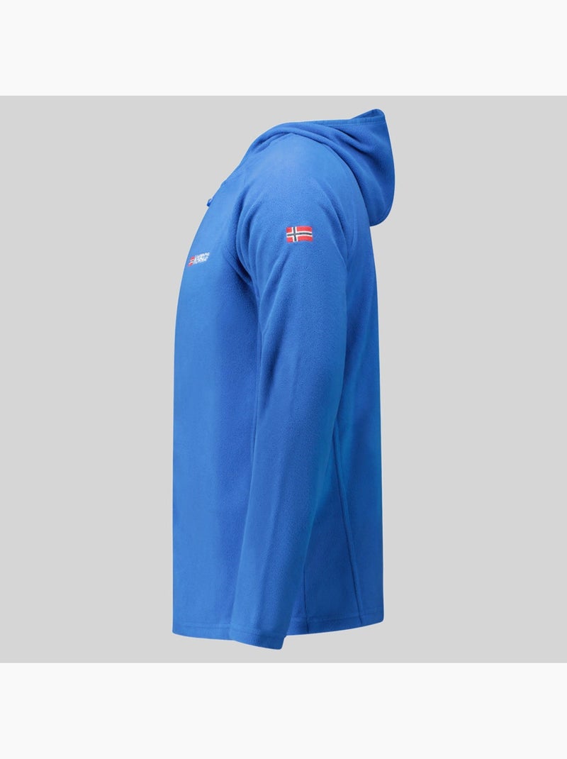 Casaco polar com capuz tugood – geographical norway Azul-real - Kiabi