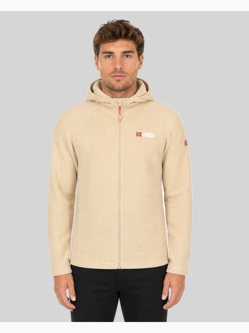 Casaco polar com capuz tugood – geographical norway - Kiabi