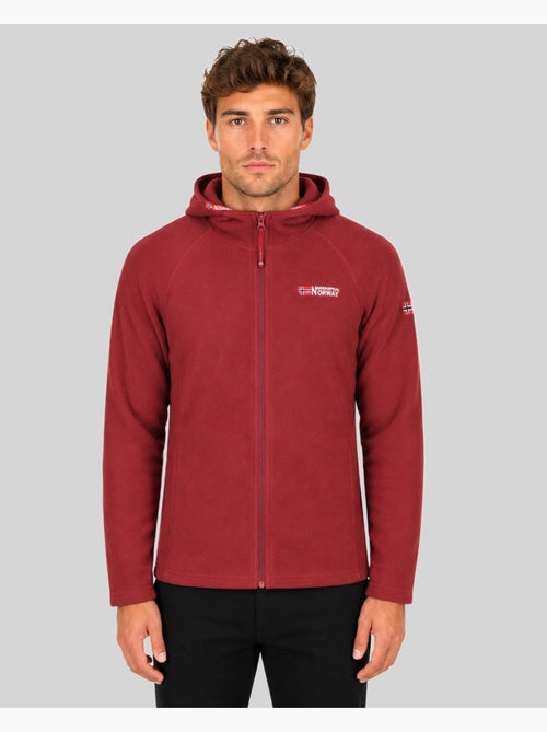Casaco polar com capuz tugood – geographical norway - Kiabi