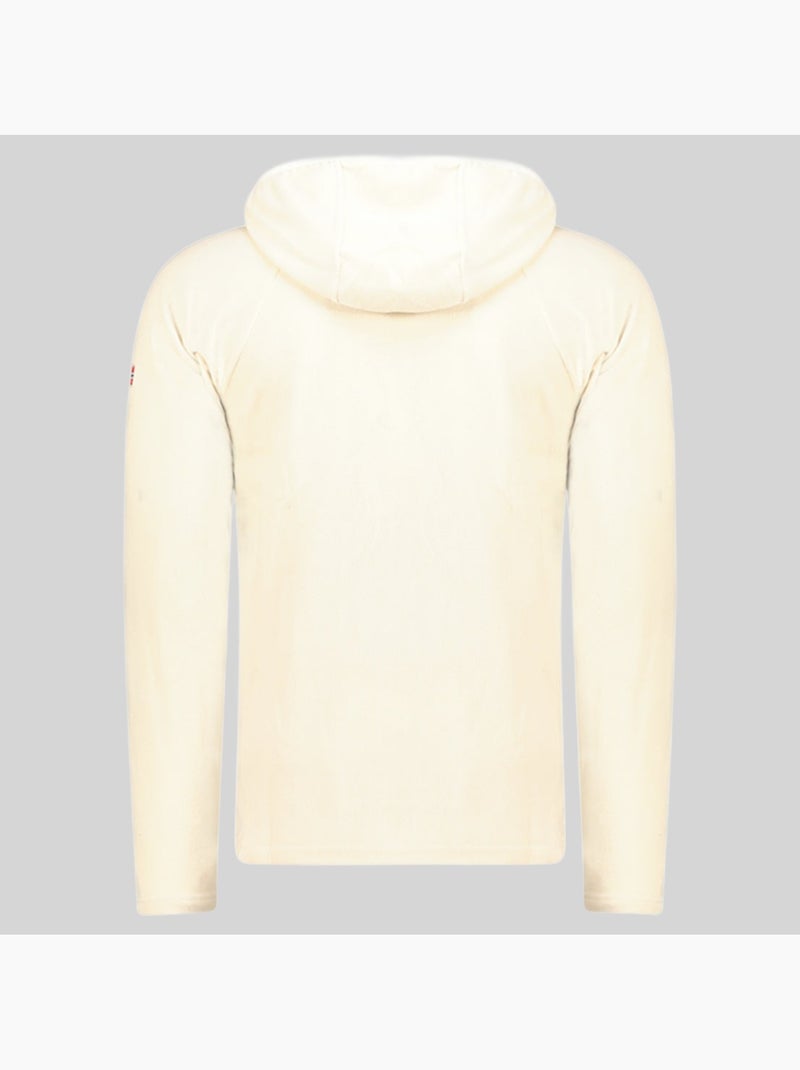 Casaco polar com capuz tugood – geographical norway Branco sujo - Kiabi