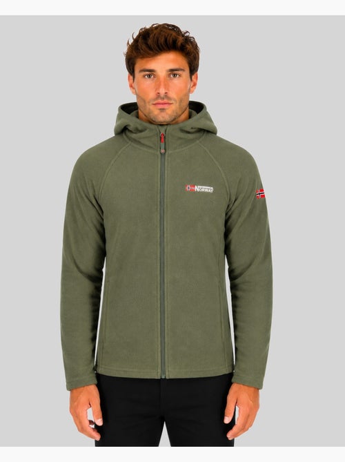 Casaco polar com capuz tugood – geographical norway - Kiabi