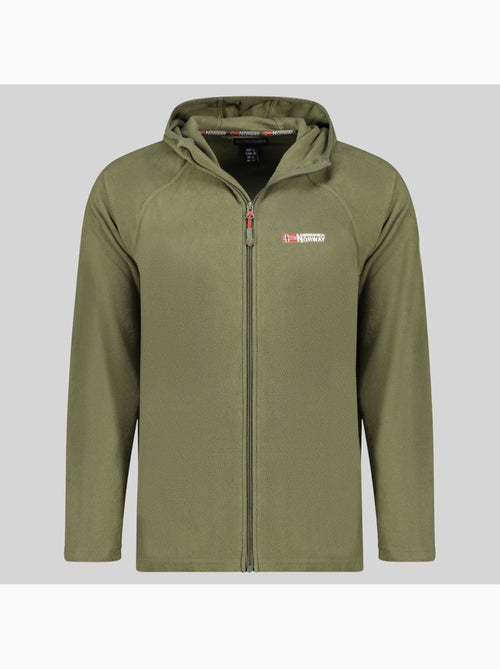 Casaco polar com capuz tugood – geographical norway - Kiabi
