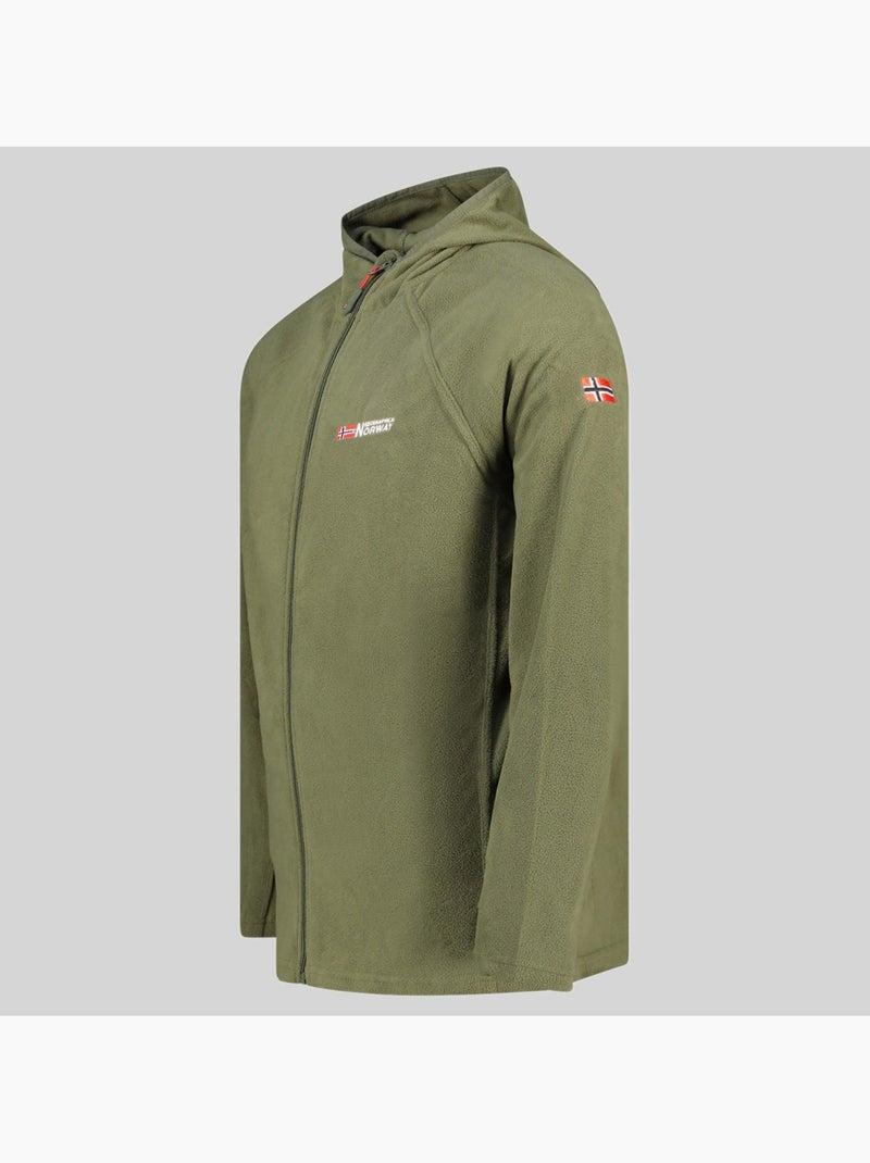 Casaco polar com capuz tugood – geographical norway Cáqui - Kiabi