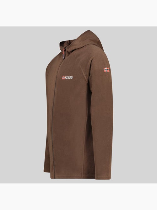 Casaco polar com capuz tugood – geographical norway - Kiabi
