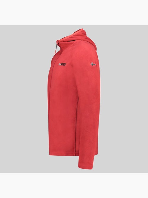 Casaco polar com capuz tugood – geographical norway - Kiabi