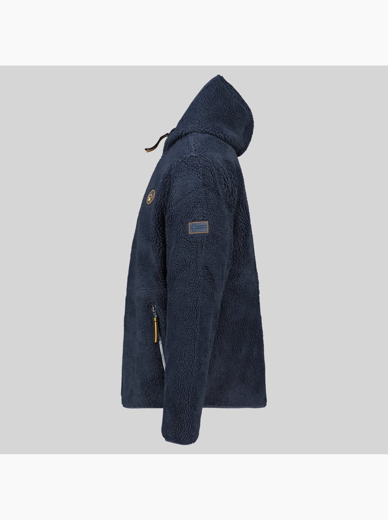 Casaco polar com capuz ucherpim – geographical norway Azul-marinho - Kiabi