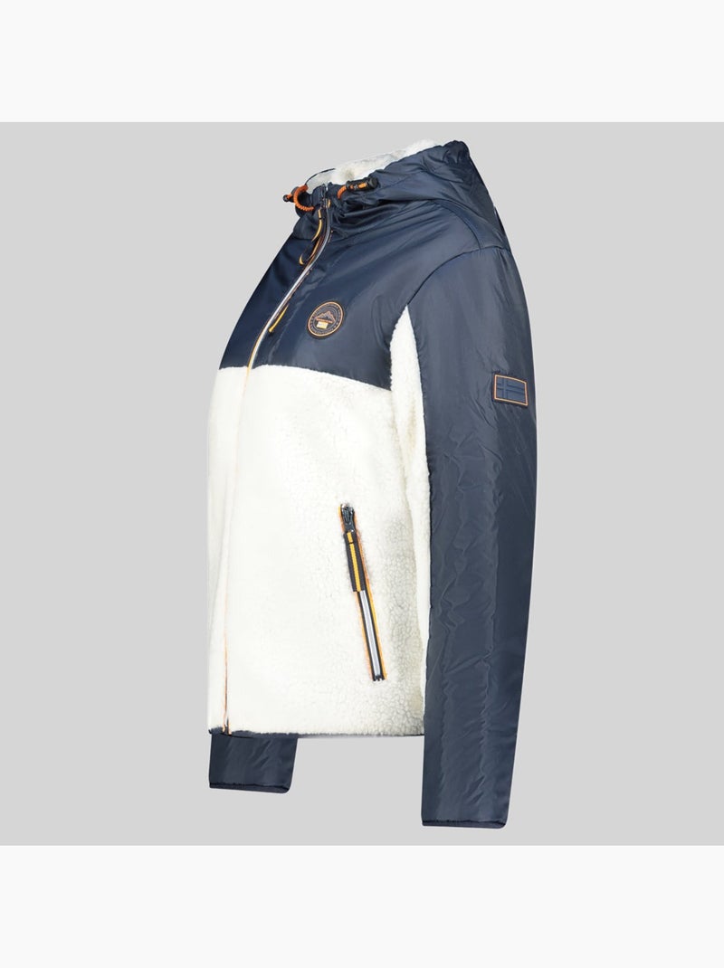 Casaco polar com capuz ulyssim – geographical norway Azul-marinho - Kiabi