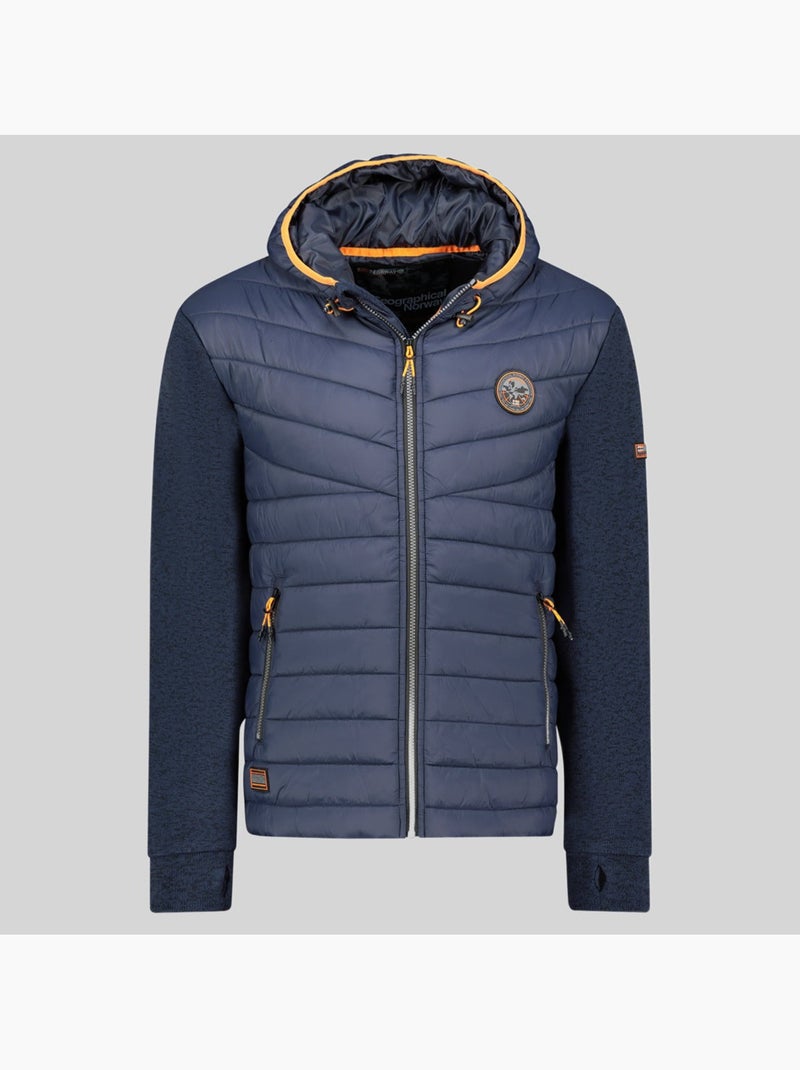 Casaco polar com capuz ummos – geographical norway Azul-marinho - Kiabi