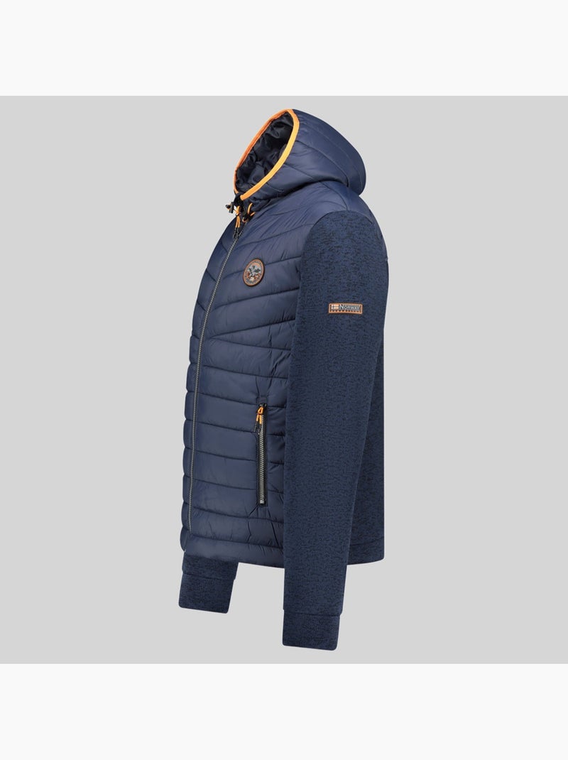 Casaco polar com capuz ummos – geographical norway Azul-marinho - Kiabi