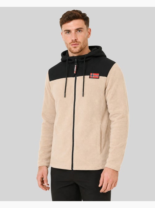 Casaco polar com capuz uniclerc hood – geographical norway - Kiabi