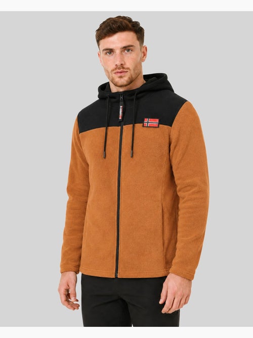 Casaco polar com capuz uniclerc hood – geographical norway - Kiabi