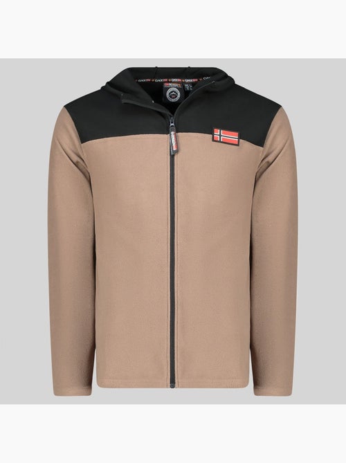 Casaco polar com capuz uniclerc hood – geographical norway - Kiabi